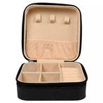 Benson Sieradendoos Reis - Compact - Zwart - Voor Ringen..., Sieraden, Tassen en Uiterlijk, Armbanden, Ophalen of Verzenden, Nieuw