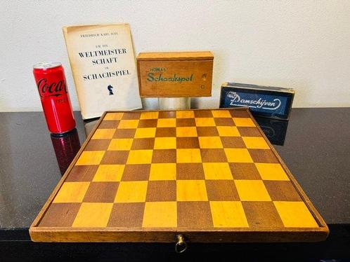 Schaakspel - Hout, Antiek en Kunst, Curiosa en Brocante