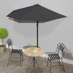 vidaXL Balkonparasol half met aluminium paal 270x144 cm, Tuin en Terras, Parasols, Verzenden, Nieuw