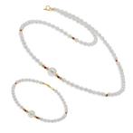 Zonder Minimumprijs - 2-delige sieradenset - 18 karaat Geel, Sieraden, Tassen en Uiterlijk, Antieke sieraden