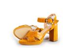 Linea Zeta Sandalen in maat 39 Bruin | 10% extra korting, Bruin, Verzenden, Sandalen of Muiltjes, Zo goed als nieuw