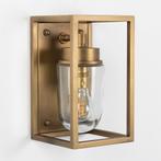 Wandlamp In-&amp;Outdoor Fitzroy Antiek Messing, Tuin en Terras, Buitenverlichting, Verzenden, Nieuw