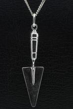 Zilveren Metseltroffel XL ketting hanger, Verzenden, Nieuw