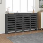 vidaXL Radiatorombouw 210x21x85 cm massief grenenhout grijs, Doe-het-zelf en Verbouw, Verwarming en Radiatoren, Verzenden, Nieuw