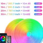 Flexibele RGB LED Neon Lichtslang  App amp;Afstandsbediening, Huis en Inrichting, Lampen | Hanglampen, Verzenden, Nieuw