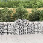 vidaXL Schanskorven 6 st gewelfd 200x50x80/100 cm, Tuin en Terras, Bloembakken en Plantenbakken, 100 cm of meer, Verzenden, Nieuw