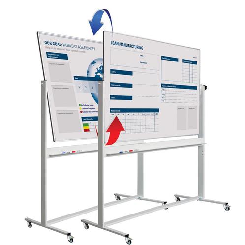Whiteboard verrijdbaar  Bedrukt - 90 x 120 cm, Zakelijke goederen, Kantoor en Winkelinrichting | Kantoormeubilair en Inrichting