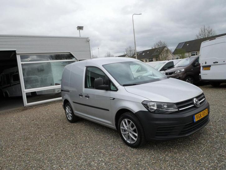 Volkswagen Caddy 2.0 TDI 75PK, L1, Airco, Auto's, Bestelauto's, Dealer onderhouden, Lease, Zwart, Handgeschakeld, Overige kleuren