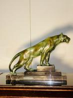 Figuur - Tigre / Leopardo art deco - Brons, Antiek en Kunst, Kunst | Designobjecten