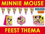 Minnie Mouse feestartikelen - Servies - Slingers - Ballonnen, Verzenden, Nieuw