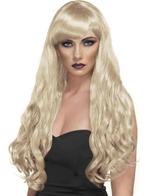 Desire pruik lang blond, Kleding | Dames, Ophalen of Verzenden, Nieuw