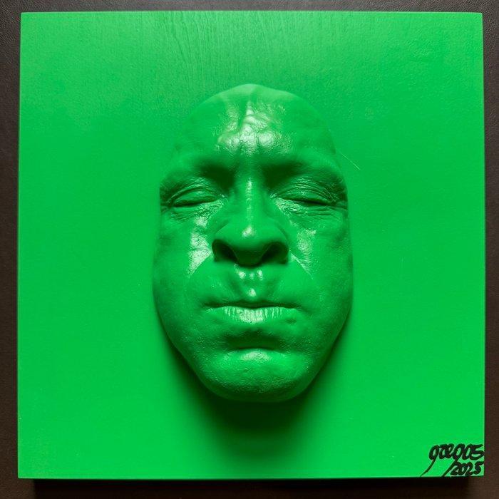 gregos - Green light breathe on green light background, Antiek en Kunst, Kunst | Designobjecten