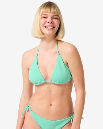 HEMA Dames triangel bikinitop groen beschikbaar voor biedingen