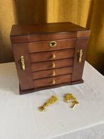 Boite a Bijoux - 5 Niveaux - Sieradendoos - Hout - Spiegels