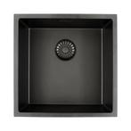Caressi CAGRPP40BK-TU spoelbak zwart 708211, Ophalen of Verzenden, Nieuw, Wastafel