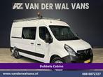 Opel Movano | 2.3 Turbo 150pk L2H2 Dubbele Cabine Inrichting, Auto's, Gebruikt, Euro 6, Wit, Dealer onderhouden