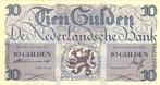 Bankbiljet 10 gulden 1945 I Lieftinck Tientje Zeer Fraai, Postzegels en Munten, Bankbiljetten | Nederland, Verzenden