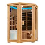 Infraroodcabine Aalborg - 120x120x190 cm - Dubbele Technolog, Sport en Fitness, Sauna, Verzenden, Nieuw