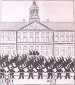 Vrij Nederland - het defilé der W.A. (lijst optie), Verzamelen, Verzenden, Foto of Poster