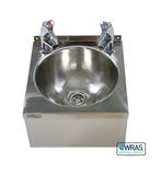 Wasbak Dubbele kraan | RVS 304 | 30 x 32 x 19,5 cm, Verzenden