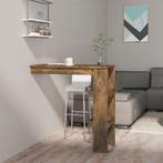 vidaXL Bartafel wandgemonteerd 102x45x103,5 cm bewerkt hout, Verzenden, Nieuw