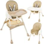 Kinderstoel - meegroei - eetstoel baby - 3-in-1 - beige, Kinderen en Baby's, Kinderstoelen, Ophalen of Verzenden, Nieuw