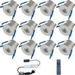 LED Veranda Spot Complete Set - Velvalux - 12 Stuks - 3W -, Huis en Inrichting, Lampen | Spots, Metaal of Aluminium, Nieuw, Ophalen of Verzenden