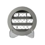 Rond buitenluchtrooster aluminium Ø 80mm met grofmazig gaas, Verzenden, Nieuw