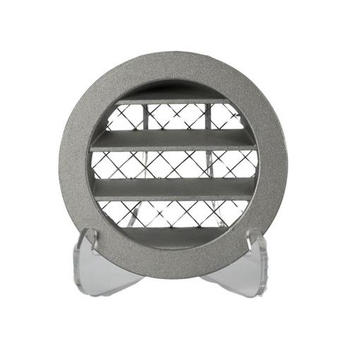 Rond buitenluchtrooster aluminium Ø 80mm met grofmazig gaas, Doe-het-zelf en Verbouw, Ventilatie en Afzuiging, Nieuw, Verzenden