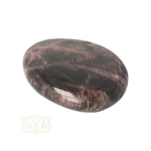 Zwarte Maansteen handsteen  Nr 87 - 48 gram - Madagaskar, Sieraden, Tassen en Uiterlijk, Edelstenen, Nieuw, Verzenden