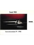 1990 SAAB 900 INSTRUCTIEBOEKJE ZWEEDS, Auto diversen, Handleidingen en Instructieboekjes