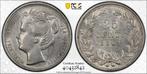 Koningin Wilhelmina 25 cent 1901 Smalle Hals AU58 PCGS, Postzegels en Munten, Munten | Nederland, Verzenden, Zilver, 25 cent, Koningin Wilhelmina