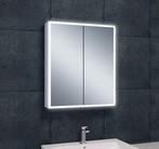 Quatro spiegelkast +verlichting 60x70x13, Huis en Inrichting, Woonaccessoires | Spiegels, Nieuw, Ophalen of Verzenden