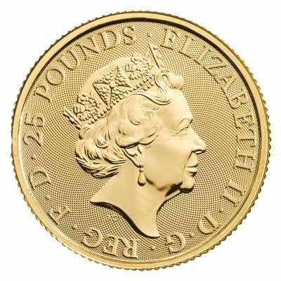 Verenigd Koninkrijk. 2023 1/4 oz £25 GBP Great Britain Gold, Postzegels en Munten, Edelmetalen en Baren