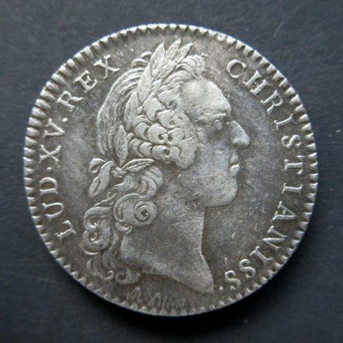 Frankrijk. Louis XV (1715-1774). Prachtige Zilveren Token of, Postzegels en Munten, Munten en Bankbiljetten | Toebehoren