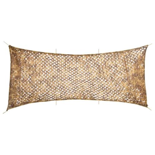 vidaXL Camouflagenet met opbergzak 627x290 cm zandkleurig, Sport en Fitness, Schietsport-accessoires, Nieuw, Verzenden