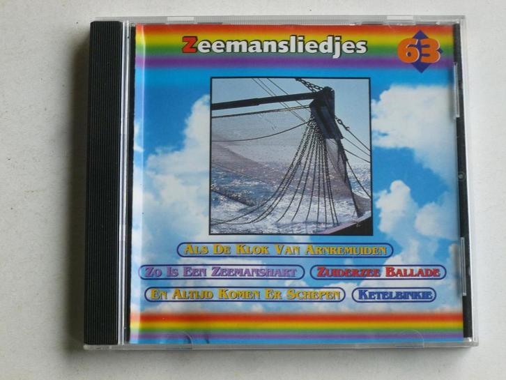 Zeemansliedjes  63 (dureco), Cd's en Dvd's, Cd's | Nederlandstalig, Zo goed als nieuw, Verzenden