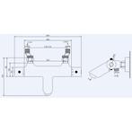 Xellanz Rio Thermostatische Badmengkraan - 15cm - Mat Zwart, Doe-het-zelf en Verbouw, Sanitair, Ophalen of Verzenden, Nieuw