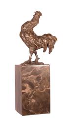 BRONZEN BEELD VAN EEN HAAN (Beeldjes - Decoratie, Interieur), Verzenden