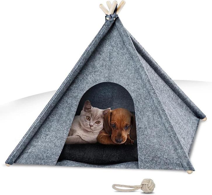 Honden en katten tent (tipi) Napfino Maat M, Huis en Inrichting, Overige Huis en Inrichting, Verzenden
