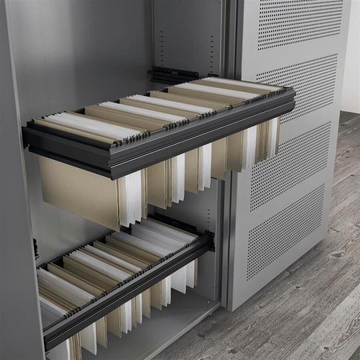 Slide & Go uittrekframe 100 RAL 9006 alu, Zakelijke goederen, Kantoor en Winkelinrichting | Kantoormeubilair en Inrichting, Overige typen