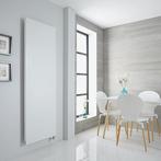 600x1600 - 700 watt | handdoekradiator vlak wit elektrisch, 500 tot 800 watt, Hoog rendement (Hr), Radiator, Nieuw