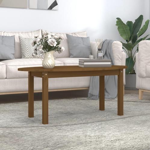 vidaXL Salontafel 110x55x45 cm massief grenenhout, Huis en Inrichting, Tafels | Salontafels, 100 tot 150 cm, Nieuw, Grenenhout