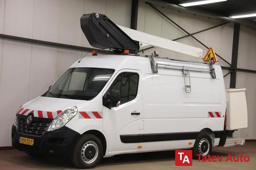 Renault Master AUTO HOOGWERKER KLUBB K32 12 METER NACELLE FR, Auto's, Renault, Lease, Handgeschakeld, Overige carrosserieën, Wit