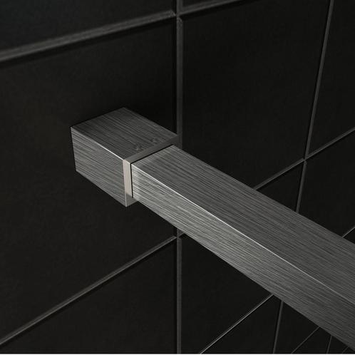 Profielset met Stabilisatiestang Wiesbaden Slim 120cm RVS, Doe-het-zelf en Verbouw, Sanitair, Douche, Nieuw, Ophalen of Verzenden