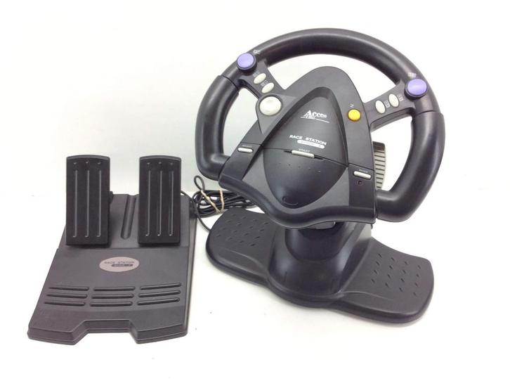 Race Station Shock 2 Stuur - Guillemot PS2 Morgen in huis!, Spelcomputers en Games, Spelcomputers | Sony PlayStation Consoles | Accessoires