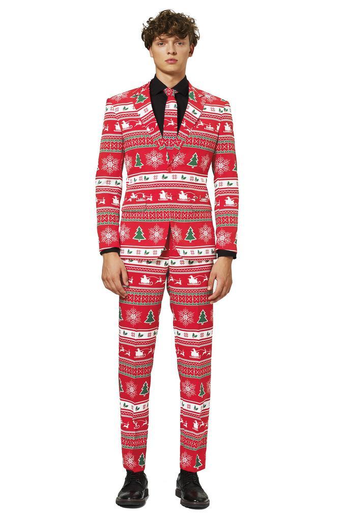 Rood Pak Kerstmis, Kleding | Heren, Carnavalskleding en Feestkleding, Nieuw, Verzenden