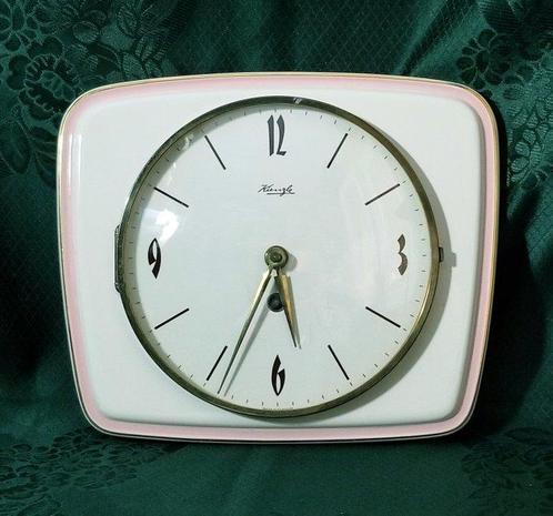 Lijstklok - Vintage Keramiek - 1950-1960 - Kienzle Wandklok,, Antiek en Kunst, Kunst | Designobjecten