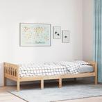 vidaXL Kinderbed zonder matras massief grenenhout 75x190 cm, Verzenden, Nieuw, Bruin, Hout