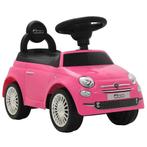 vidaXL Loopauto Fiat 500 roze, Kinderen en Baby's, Speelgoed | Buiten | Voertuigen en Loopfietsen, Verzenden, Nieuw